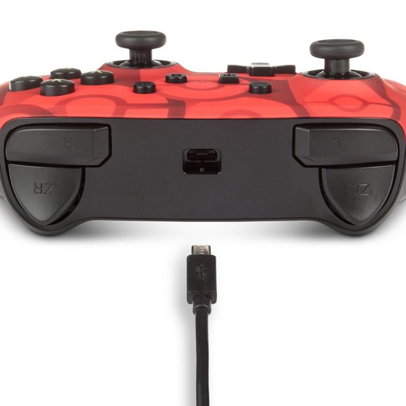 Nintendo Switch Controller Wired Pokemon Pikachu Red Enhanced 10ftUSB New Sealed - Picture 2 of 10